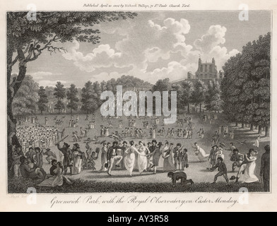 Il parco di Greenwich 1804 Foto Stock