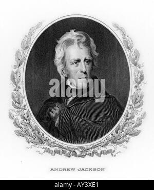 Andrew Jackson Presidente Foto Stock