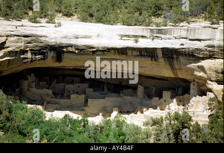 Il Parco Nazionale di Mesa Verde, Colorado, STATI UNITI D'AMERICA Foto Stock