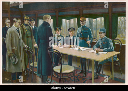 Ww1 Armistizio 1918 Foto Stock