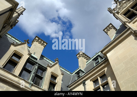 Dettagli architettonici di Biltmore Estate in Asheville, North Carolina, Stati Uniti d'America. Foto Stock