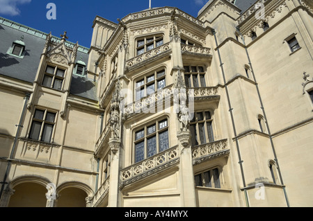 Dettagli architettonici di Biltmore Estate in Asheville, North Carolina, Stati Uniti d'America. Foto Stock