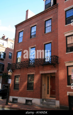 John Coburn House, Phillips Street, sul Black Heritage Trail Boston, MA. Foto Stock