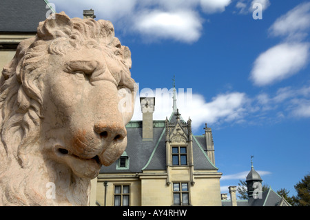 Dettagli architettonici di Biltmore Estate in Asheville, North Carolina, Stati Uniti d'America. Foto Stock