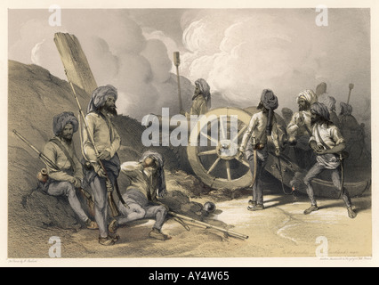 India guerra Sikh Multan Foto Stock