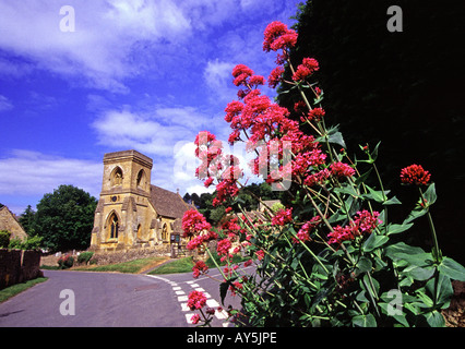 Snowshill chiesa nel Gloucestershire Cotswolds Inghilterra Foto Stock