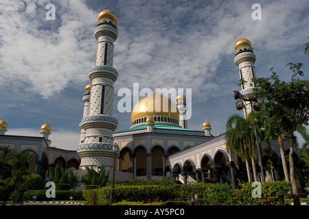 Jame Asr Hassanil Bolkiah moschea, Bandar Seri Begawan, Brunei Foto Stock