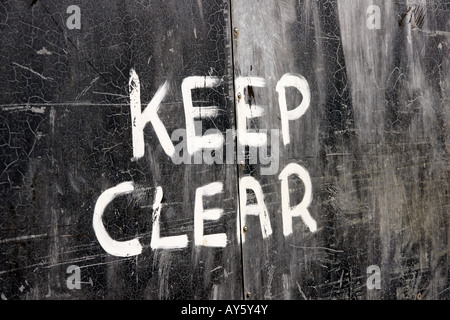 Tenere il segno evidente di un capannone rovina Hillesly Gloucestershire in Inghilterra Foto Stock