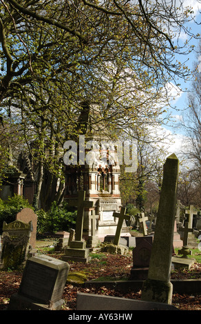 Tombe Vittoriano, Kensal Green Cemetery, Londra Foto Stock