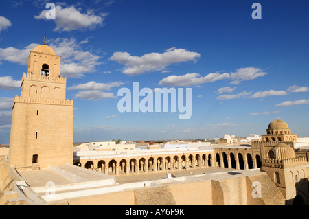 Grande Moschea, Kairouan, Tunisia Foto Stock