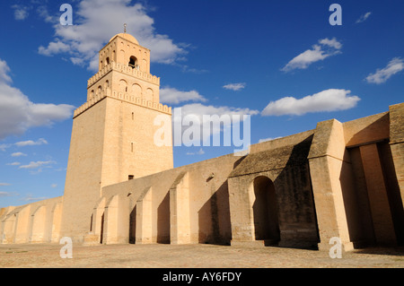 Grande Moschea, Kairouan Tunisia Foto Stock