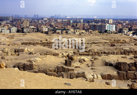 Giza Gizah City Al Jizah Governatorato Cairo Repubblica Araba di Egitto Egyptian Nord Africa Medio Oriente Foto Stock