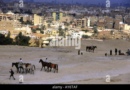 Giza Gizah City Al Jizah Governatorato Cairo Repubblica Araba di Egitto Egyptian Nord Africa Medio Oriente Foto Stock