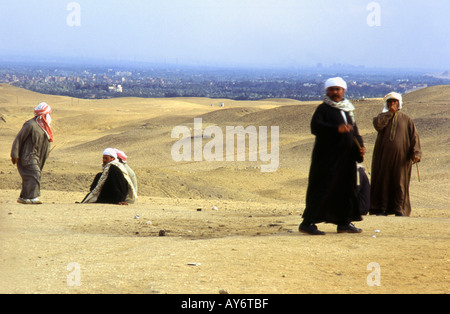 Giza Gizah City Al Jizah Governatorato & Deserto Cairo Repubblica Araba di Egitto Egyptian Nord Africa Medio Oriente Foto Stock