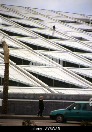 Biblioteca Alessandrina Bibliotheca Alexandrina Alessandria Repubblica Araba di Egitto Egyptian Nord Africa Medio Oriente Foto Stock