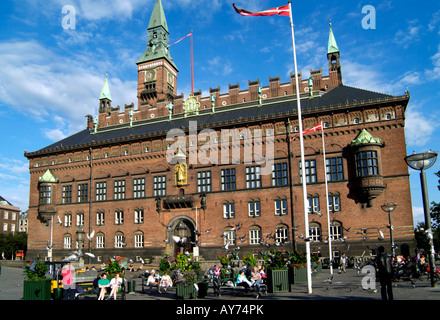 Radhus.City Hall.Radhuspladsen.Copenhagen.Danimarca Foto Stock