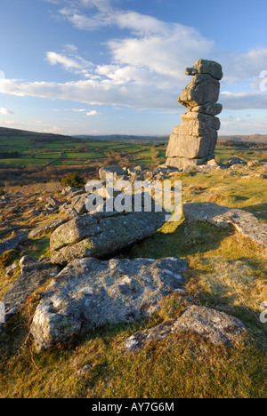 Bowerman del naso su Hayne giù vicino Manaton su Dartmoor Devon, Inghilterra Foto Stock