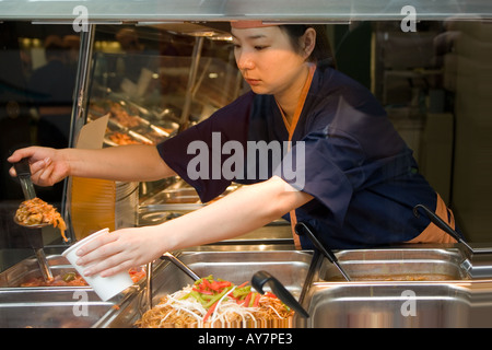 Il ristorante di Noodle Londra Foto Stock