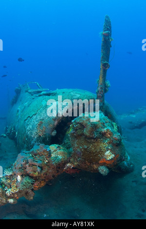 Zero giapponese relitto in Papua Nuova Guinea Foto Stock