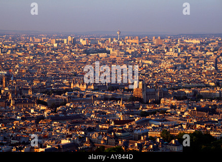 Vista dalla Torre Eiffel, Parigi, Francia Foto Stock