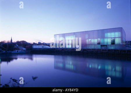 Laban Dance Center, Deptford Creek, Londra, 2002. Architetto: Herzog e de Meuron Foto Stock