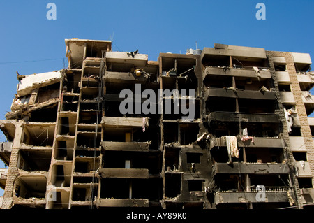 Edificio distrutto Foto Stock