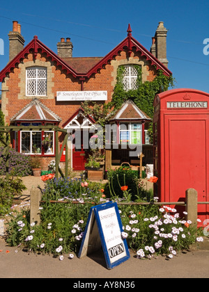 Inglese tradizionale villaggio Post Office, Somerleyton, Suffolk Inghilterra Regno Unito Foto Stock