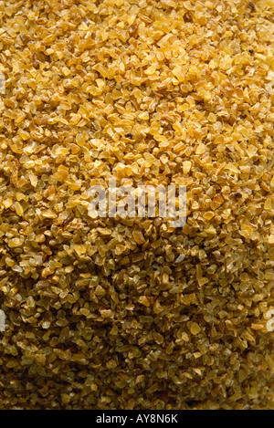 Bulgur di grano, extreme close-up, frame completo Foto Stock