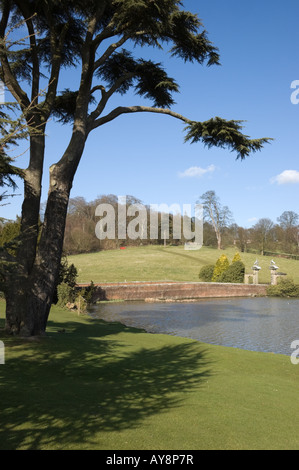 Chiesa Piscina Staunton Harold Hall, Ashby de la Zouch, Leicestershire, England, Regno Unito Foto Stock