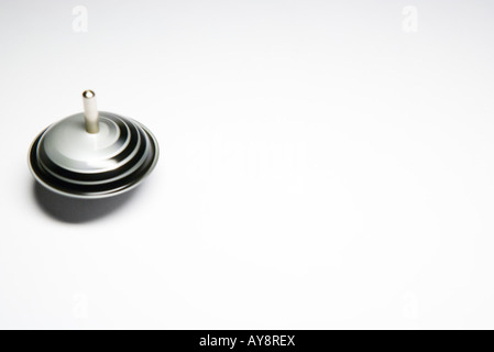 Giocattolo di filatura top, close-up Foto Stock