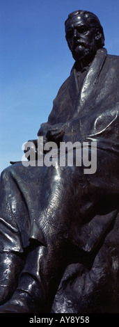 Statua del compositore Bedrich Smetana situato a Praga, Repubblica Ceca Foto Stock