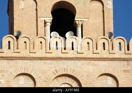 Sidi Moschea Okba chiamato anche Grande moschea, Kairouan in Tunisia Foto Stock