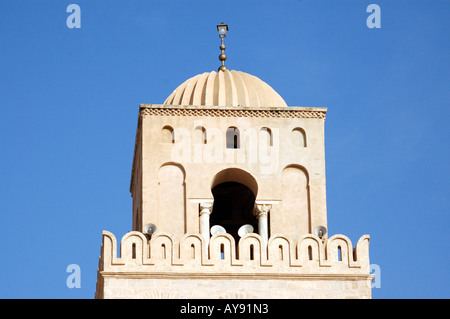 Sidi Moschea Okba chiamato anche Grande moschea, Kairouan in Tunisia Foto Stock