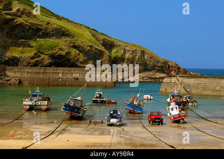 Port Isaac in Cornwall Inghilterra Foto Stock