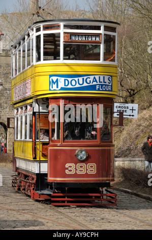 Crich Museo dei Tram Parco Nazionale di Peak District Derbyshire England Regno Unito Foto Stock
