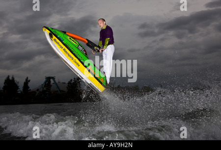 Marrone JAIMIEE JET SKI FASHION Foto Stock