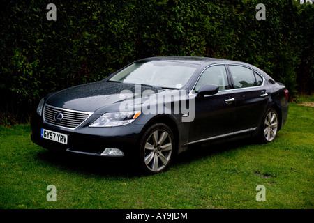 LEXUS LS 600h L UNITÀ HIBRID ARGENTO 2008 Foto Stock