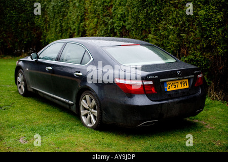 LEXUS LS 600h L UNITÀ HIBRID ARGENTO 2008 Foto Stock