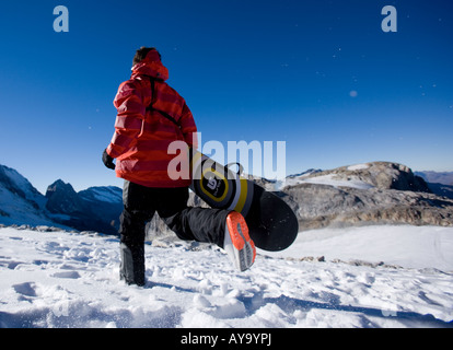 Sci Snowboard a Tignes 2008 Foto Stock