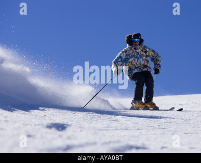 Sci Snowboard a Tignes 2008 Foto Stock