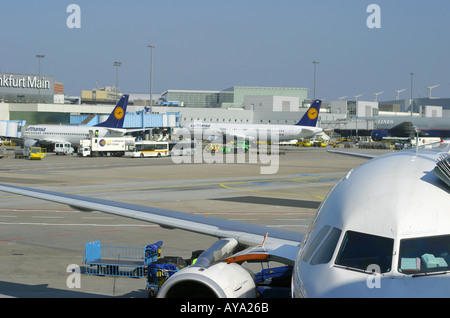 Frankfurt Airport Foto Stock