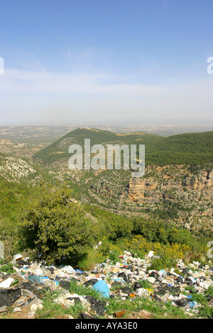 Qadisha valle Libano Foto Stock