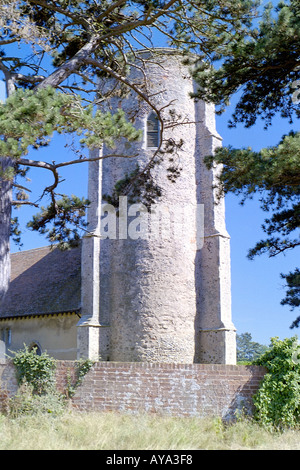 Chiesa di tutti i Santi Ramsholt Suffolk in Inghilterra Foto Stock