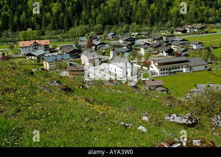 Weissbach vicino a Lofer Salzburger paese Austria Foto Stock