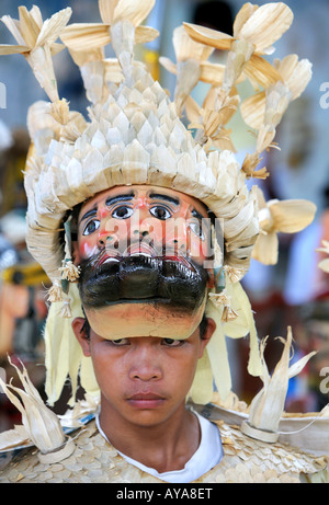 Moriones maschera all'annuale festival Moriones nelle Filippine Foto Stock