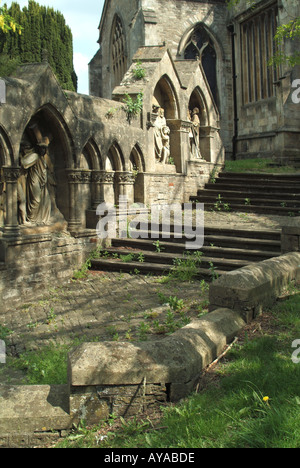 Frome passi fino alla chiesa di San Giovanni Battista Foto Stock