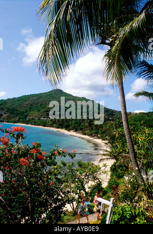Bequia nei Caraibi. Friendship Bay Foto Stock