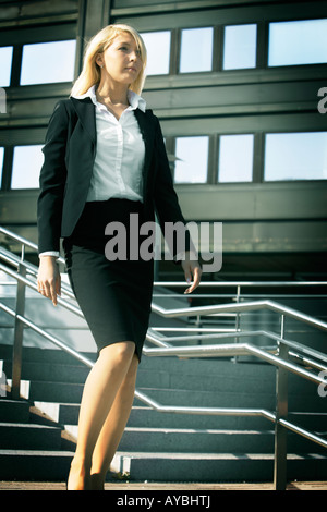 Giovane imprenditrice Foto Stock