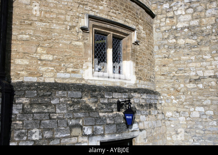 Il vecchio obiettivo in Buckingham un castello del XVIII secolo, uno dei primi costruiti a tal fine county jail in Inghilterra Foto Stock