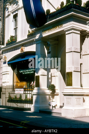 Savile Row street da n. 1 Savile Row Gieves e Hawke Londra Foto Stock